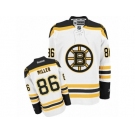 Men's Reebok Boston Bruins #86 Kevan Miller Authentic White Away NHL Jersey