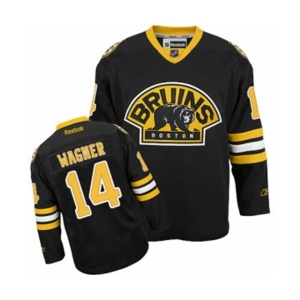 Reebok Boston Bruins #14 Chris Wagner Authentic Black Third NHL Jersey