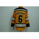 nhl boston bruins #6 wideman yellow [winter classic]