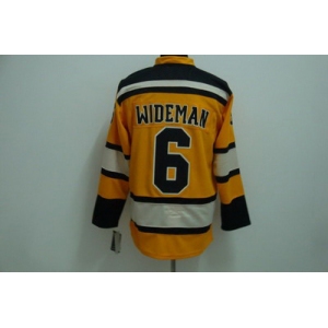 nhl boston bruins #6 wideman yellow [winter classic]