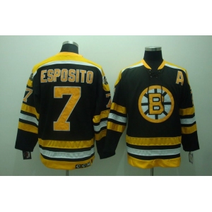 nhl boston bruins #7 esposito black ccm