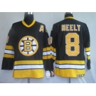 nhl boston bruins #8 neely black