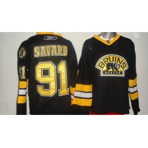 nhl boston bruins #91 savard black (3rd)