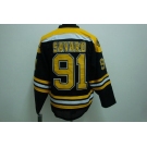 nhl boston bruins #91 savard black