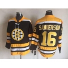 nhl jerseys boston bruins #16 sanderson black[m&n][sanderson]