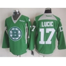 nhl jerseys boston bruins #17 lucic green[2015 new]