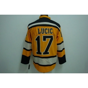 nhl jerseys boston bruins #17 lucic yellow [winter classic]