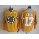 nhl jerseys boston bruins #17 lucic yellow[2015 new]