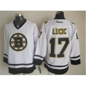 nhl jerseys boston bruins #17 milan lucic white [new]