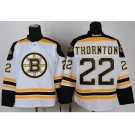 nhl jerseys boston bruins #22 thornton white