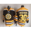 nhl jerseys boston bruins #30 cheevers black[m&n](cheevers)