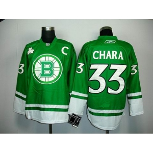 nhl jerseys boston bruins #33 chara green