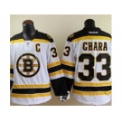 nhl jerseys boston bruins #33 chara white