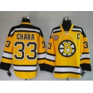 nhl jerseys boston bruins #33 chara yellow[winter classic]