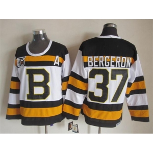 nhl jerseys boston bruins #37 berceron white [m&n 75th]