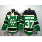 nhl jerseys boston bruins #37 bergeron green[pullover hooded sweatshirt] [patch A]