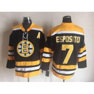 nhl jerseys boston bruins #7 esposito black[m&n][patch A]