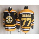 nhl jerseys boston bruins #77 bourque black[m&n][patch C]