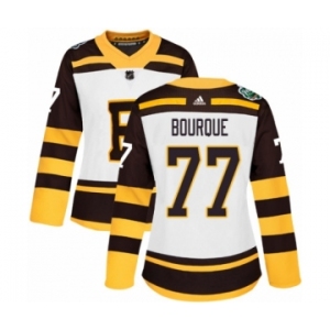 Women's Adidas Boston Bruins #77 Ray Bourque Authentic White 2019 Winter Classic NHL Jersey