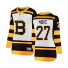 Women's Boston Bruins #27 John Moore White 2019 Winter Classic Fanatics Branded Breakaway NHL Jersey