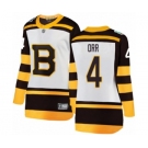 Women's Boston Bruins #4 Bobby Orr White 2019 Winter Classic Fanatics Branded Breakaway NHL Jersey