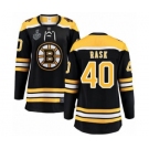 Women's Boston Bruins #40 Tuukka Rask Authentic Black Home Fanatics Branded Breakaway 2019 Stanley Cup Final Bound Hockey Jersey