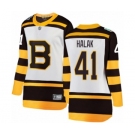 Women's Boston Bruins #41 Jaroslav Halak White 2019 Winter Classic Fanatics Branded Breakaway NHL Jersey