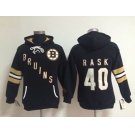 women nhl jerseys boston bruins #40 rask black[pullover hooded sweatshirt]