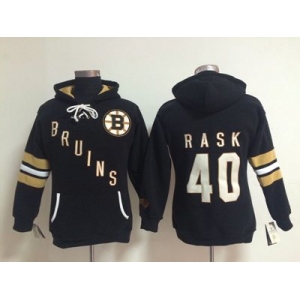 women nhl jerseys boston bruins #40 rask black[pullover hooded sweatshirt]