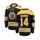 Youth Boston Bruins #14 Chris Wagner Authentic Black Home Fanatics Branded Breakaway NHL Jersey