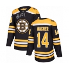 Youth Boston Bruins #14 Chris Wagner Premier Black Home 2019 Stanley Cup Final Bound Hockey Jersey