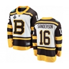 Youth Boston Bruins #16 Derek Sanderson White Winter Classic Fanatics Branded Breakaway 2019 Stanley Cup Final Bound Hockey Jersey