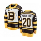 Youth Boston Bruins #20 Joakim Nordstrom White Winter Classic Fanatics Branded Breakaway 2019 Stanley Cup Final Bound Hockey Jersey