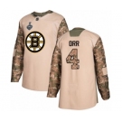 Youth Boston Bruins #4 Bobby Orr Authentic Camo Veterans Day Practice 2019 Stanley Cup Final Bound Hockey Jersey
