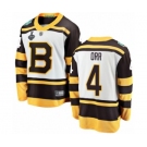 Youth Boston Bruins #4 Bobby Orr White Winter Classic Fanatics Branded Breakaway 2019 Stanley Cup Final Bound Hockey Jersey