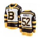 Youth Boston Bruins #52 Sean Kuraly White Winter Classic Fanatics Branded Breakaway 2019 Stanley Cup Final Bound Hockey Jersey