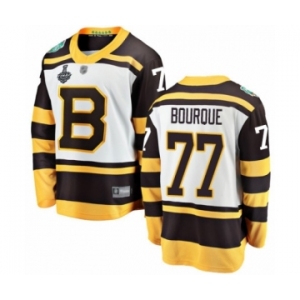 Youth Boston Bruins #77 Ray Bourque White Winter Classic Fanatics Branded Breakaway 2019 Stanley Cup Final Bound Hockey Jersey