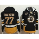 Boston Bruins #77 Ray Bourque Black Name & Number Pullover NHL Hoodie