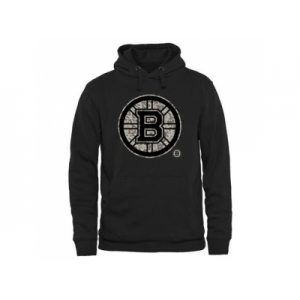 Men's Boston Bruins Black Rink Warrior Pullover Hoodie