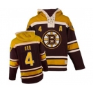 Youth Old Time Hockey Boston Bruins #4 Bobby Orr Premier Black Sawyer Hooded Sweatshirt NHL Jersey