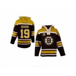 nhl jerseys boston bruins #19 seguin black-yellow[pullover hooded sweatshirt]