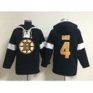 nhl jerseys boston bruins #4 orr black-white[pullover hooded sweatshirt]