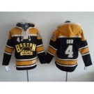 nhl jerseys boston bruins #4 orr dlack-yellow[pullover hooded sweatshirt][patch A 2016 new]