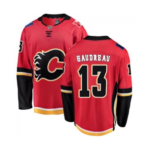 Calgary Flames #13 Johnny Gaudreau Fanatics Branded Red Home Breakaway Hockey Jersey