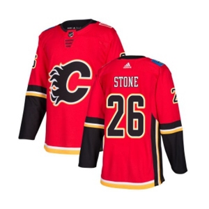 Calgary Flames #26 Michael Stone Authentic Red Home Hockey Jersey
