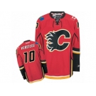 Men's Reebok Calgary Flames #10 Kris Versteeg Authentic Red Home NHL Jersey