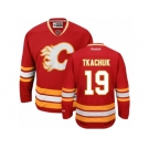 Men's Reebok Calgary Flames #19 Matthew Tkachuk Authentic Red Third NHL Jersey