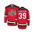 Men's Reebok Calgary Flames #39 Alex Chiasson Authentic Red New Third NHL Jersey