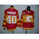 nhl jerseys calgary flames #40 tanguay red[winter classic]