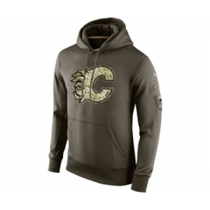 nhl jerseys calgary flames nike green salute to service[pullover hooded sweatshirt]